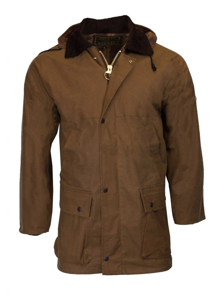 Walker & Hawkes Mens Unpadded Wax Jacket Countrywear Hunting Waxed