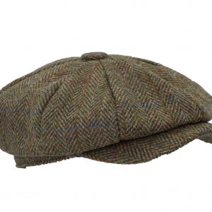 Walker & Hawkes – Uni-Sex Harris Tweed 8-Panel Bakerboy Newsboy Style ...